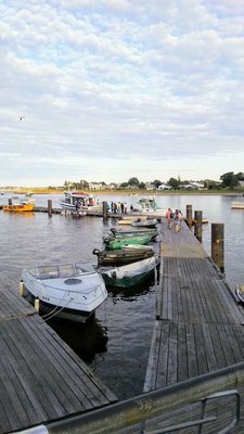 Before leaving the dock