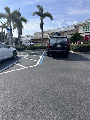 The SUV that ran the stop signs