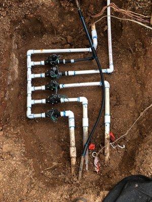 New irrigation system