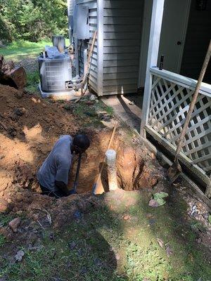 SEWER LINE REPAIR