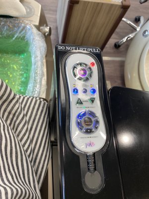 Keeping the massage buttons very clean