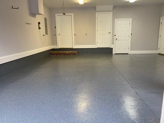 Make your unfinished garage look like this for under $1000.00