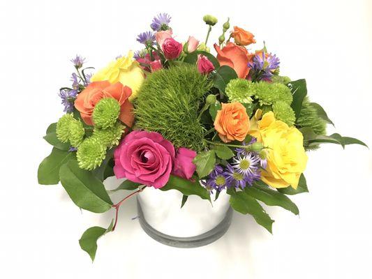 Beautiful center piece from Your Event Florist, from this last spring