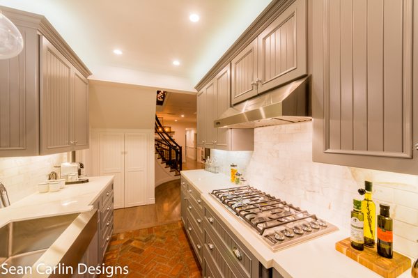 Re-finished kitchen cabinets