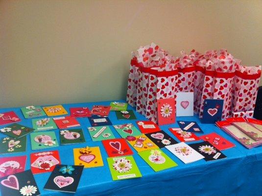 Sometimes hand made Valentines are the way to go ... our caregivers and clients love them!