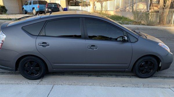 Ford Focus Full Wrap, Window Tint & Chrome Delete