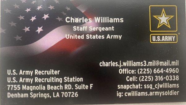 SSG Williams, Charles