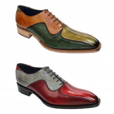 Tri Tone Leather Shoes made in Italy only at the City warehouse