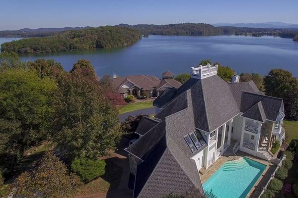 Panoramic view from a house in Tellico Village.