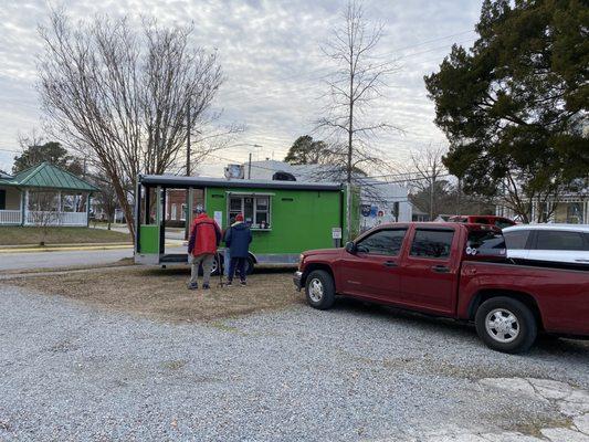 Food truck on site