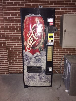 Broken soda machine