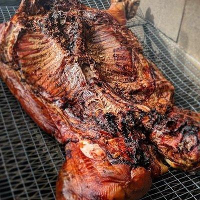 Smoked hog