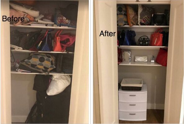 Organized closet