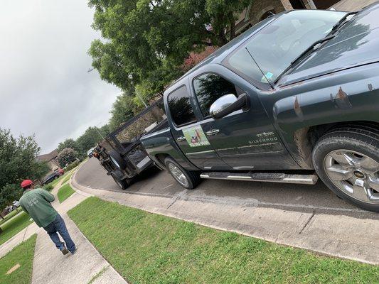 Jose and his business truck.