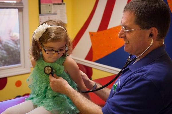 Kids love the doctors at Children's Faith Pediatrics