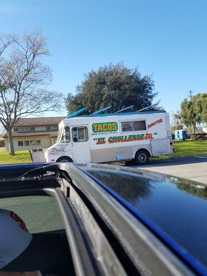 Landing spot for food! Greenfield, small town park near El Camino