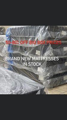 Mattress Sale! All you need is $50 dollars to take home any mattress that suits you! We offer financing as well as delivery if you need!