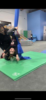 "Spiderman" training activity