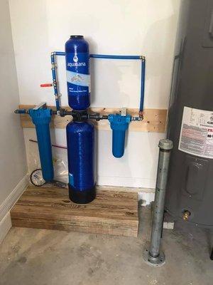 Water filtration systems professionally installed