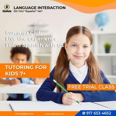 Tutoring for kids 7+