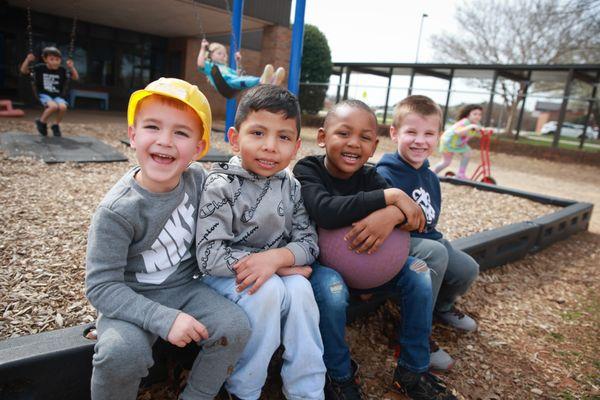 Hendrix Elementary School Students Enjoying Recess