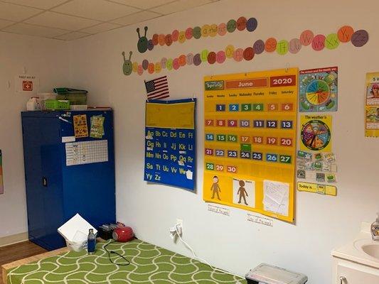 Pre-K circle time area