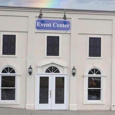 The outside of your event center located at 174 N Glynn Street, Fayetteville, Ga.