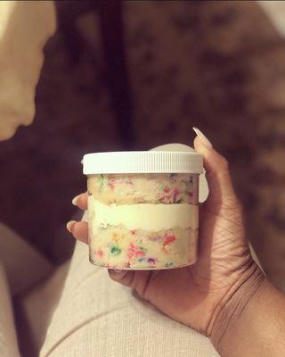 Confetti Cake Jar