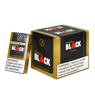 DJARUM BLACK IVORY FILTERED CIGARS 120CT