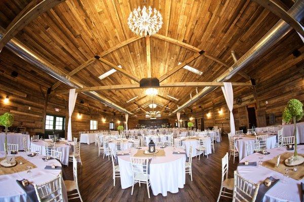 Reception Barn Interior