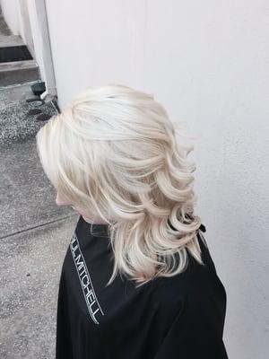 Elsa inspired blonde