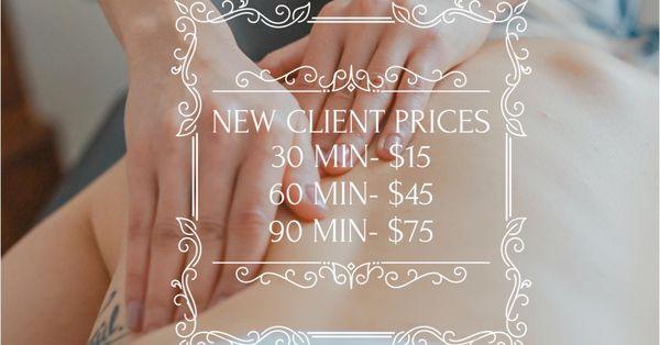 New Clients always get $15 off first appointment.