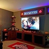 Ohio State Buckeye man cave