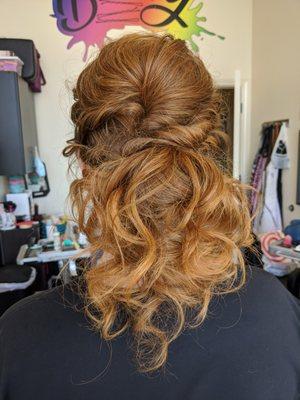 Bridal hair