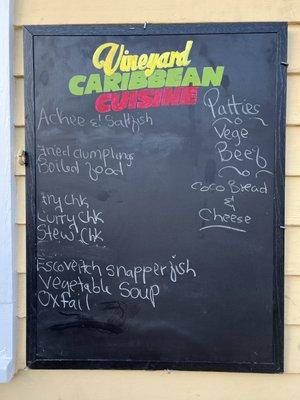 Check the board for daily specials.
 (7-7-2022)