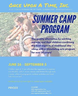 Summer Camp Program info