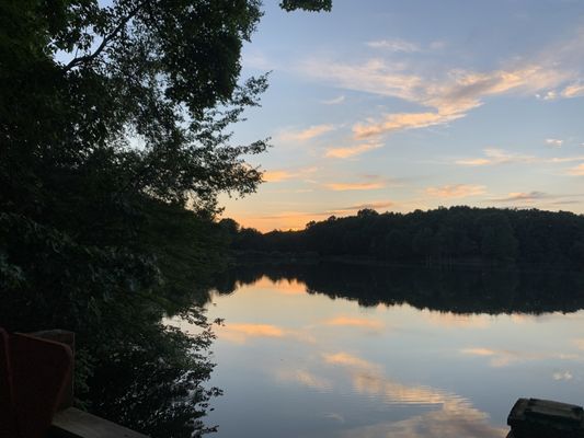 Sunset over Sloper pond