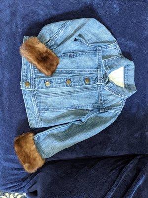 Size 3 adorable little jean jacket