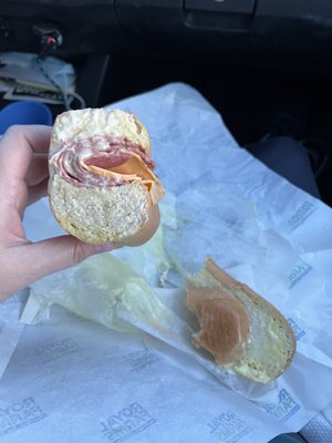 Awful Italian hoagie