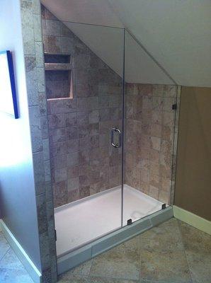 Example of what type of shower door I need. Definitely seen them many times before.