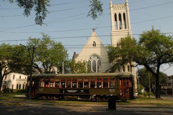 Christ Church Cathedral on the Sixth Street Stop