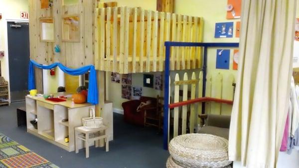 Inside Hilltop Preschool where all three of our kids have had the greatest play and learning experiences.