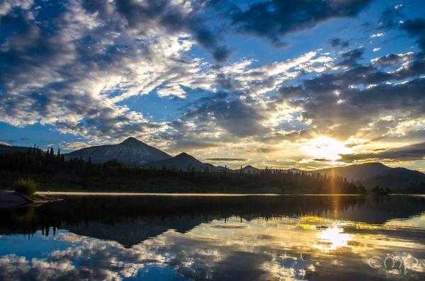 Sunset on Steamboat Lake