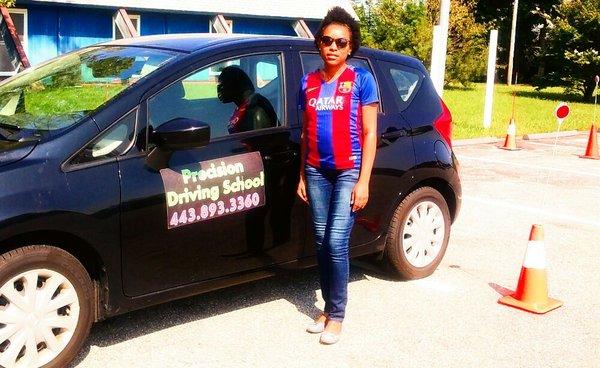 My Trinidadian student completed the required six hours of behind the wheel lessons. Ready to get a US drivers license.