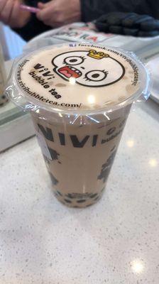 Milk tea with boba