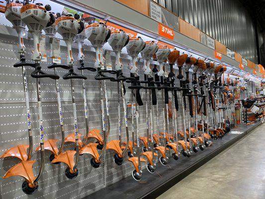 A huge selection of STIHL weed eaters, and other lawn and garden equipment!