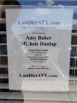 Last Diet ATX - Round Rock Location