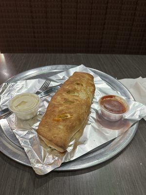 Buffalo chicken Stromboli