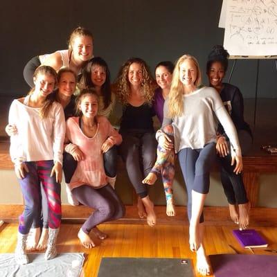 Shanti yoga's teachers @Sean Corne's Movement to Manifestation Weekend Workshop.