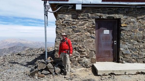 White Mountain summit. 14,246 Feet! My 3rd 14K Mountain! 15 miles round trip with only 2,556 feet of elevation gain.